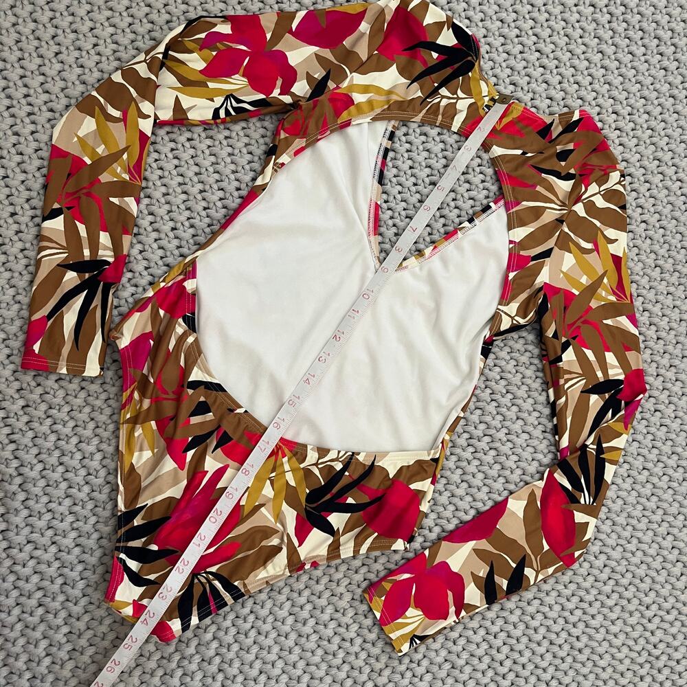 Billabong• Tropic Nights Bodysuit Long Sleeve Rash Guard Surfsuit - Picture 14 of 16